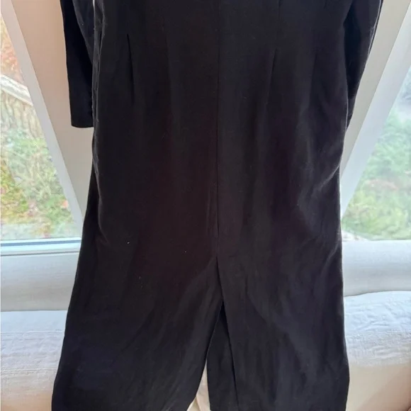 Mango Long Black linen jacket - Picture 3 of 9